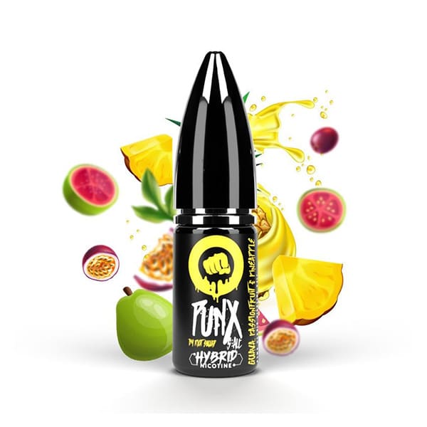 Riot Salt - Guava, Passionfruit, Pineapple (Guava Marakuja Ananász) E-Liquid