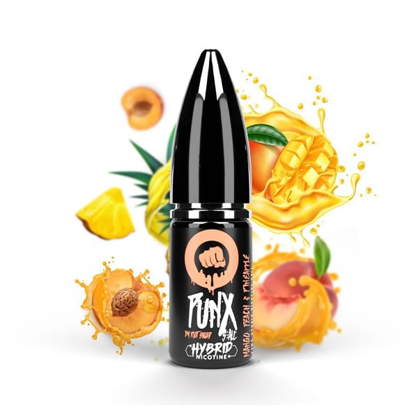 Riot Salt - Mango, Peach, Pineapple (Mango Barack Ananász) E-Liquid