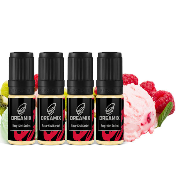 Dreamix - Rasp Kiwi Sorbet (Málna Kiwi Sorbet) 4x10ml E-liquid