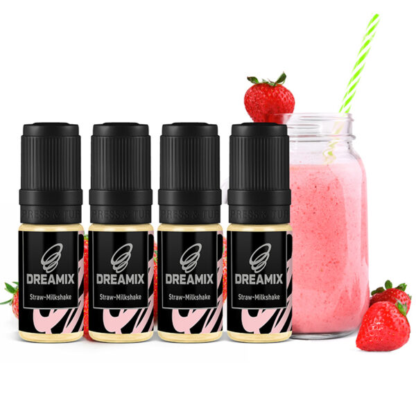 Dreamix - Straw Milkshake (Epres Milkshake) 4x10ml E-liquid