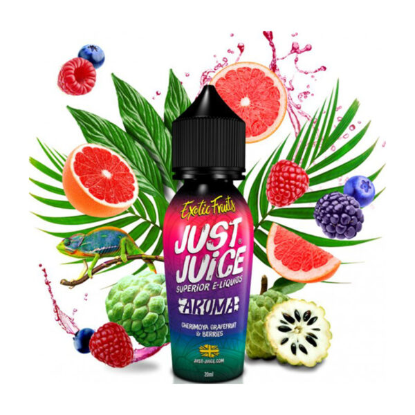 Just Juice - Cherimoya Grapefruit & Berries (Cherimoya Grapefruit Erdei Gyümölcs) Shake and vape