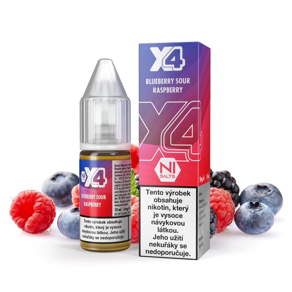 X4 Bar juice Blueberry sour raspberry