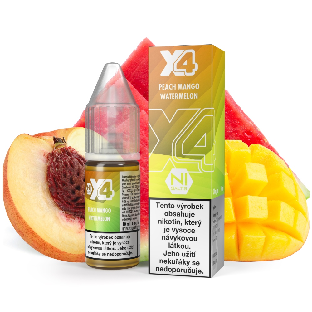 X4 Bar juice Peach Mango Watermelon