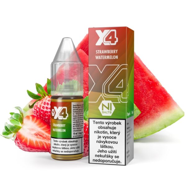 X4 Bar Juice Salt - Strawberry Watermelon (Eper Görögdinnye) E-Liquid