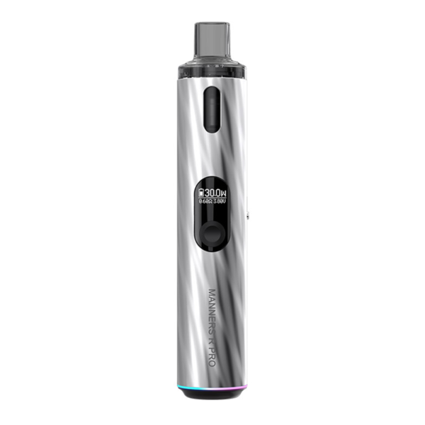 Vapefly Manners R Pro Electric cigarette pod Twill Silver