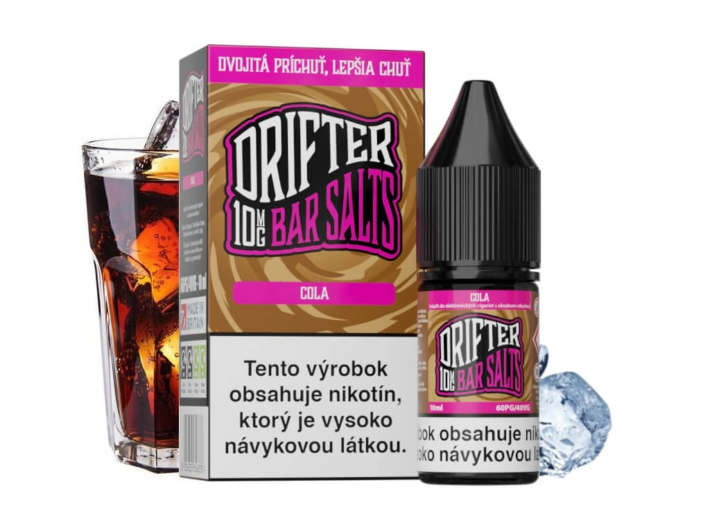 Drifter Bar Salts  Cola 10ml e-liquid  Eliq.store
