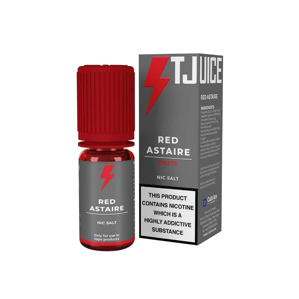 T-Juice Nic Salts - Red Astaire e-liquid 10ml