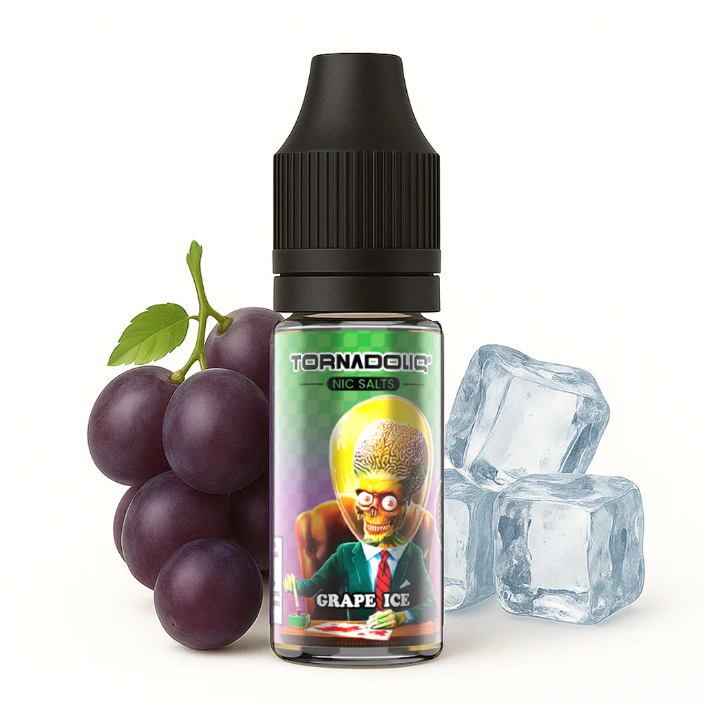 Grape Ice Nic Salts Tornadoliq Gobar 10ml 20mg