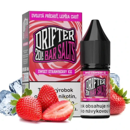Drifter Bar Salts - Sweet Strawberry Ice 10ml e-liquid - 20 mg