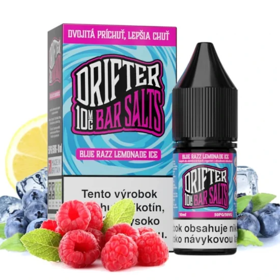 Drifter Bar Salts - Blue Razz Lemonade Ice 10ml e-liquid