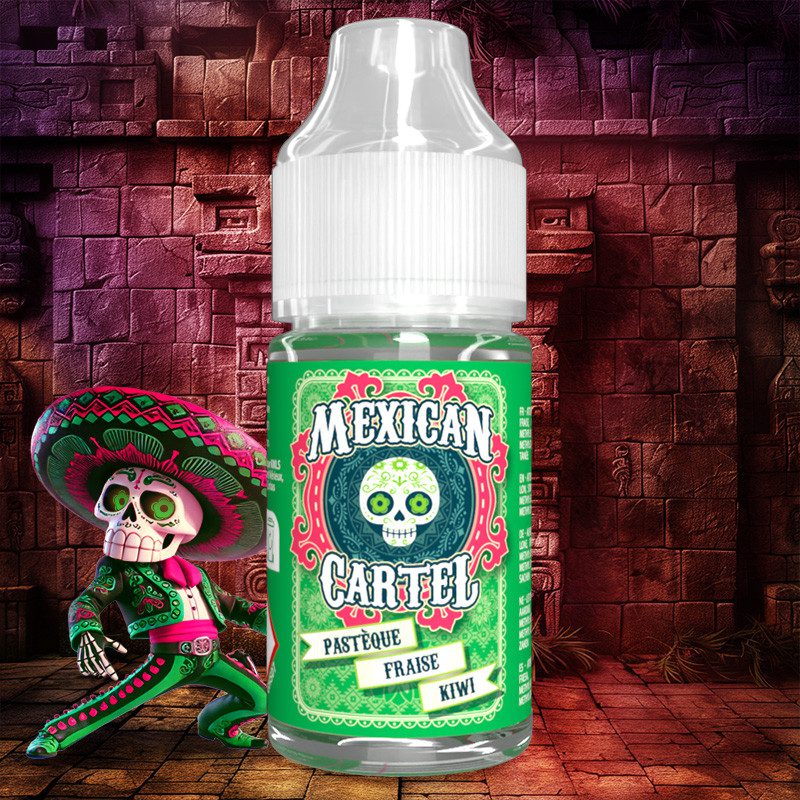 Mexican Cartel – Pasteque Fraise Kiwi (Görögdinnye, Eper, Kivi, Jég) Aroma 30ml