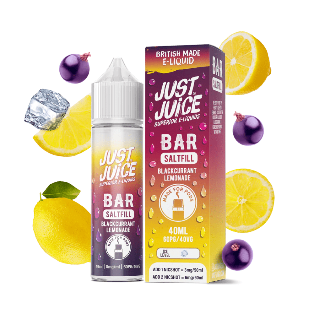 Just Juice Bar Shortfill – Blackcurrant Lemonade 40ml