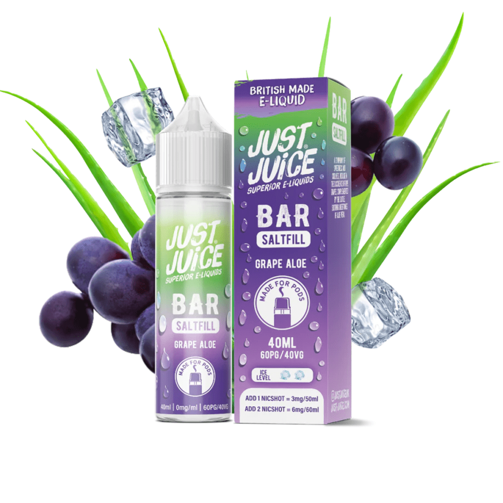 Just Juice Bar Shortfill – Grape Aloe 40ml