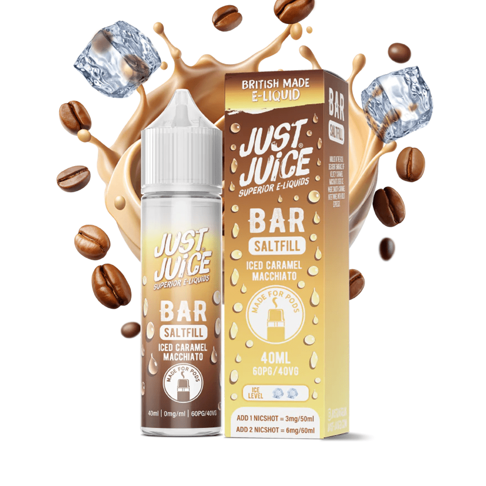Just Juice Bar Shortfill – Iced Caramel Macchiato 40ml