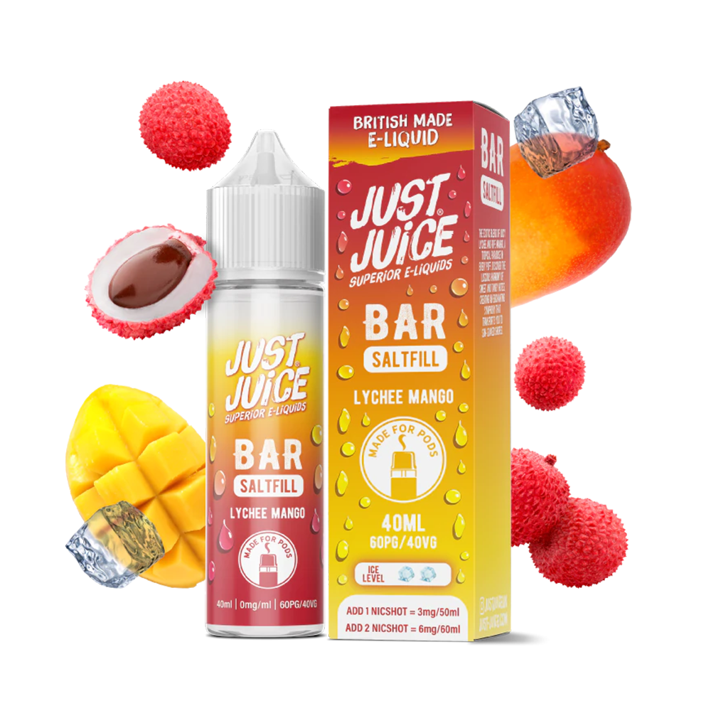 Just Juice Bar Shortfill - Lychee Mango 40ml