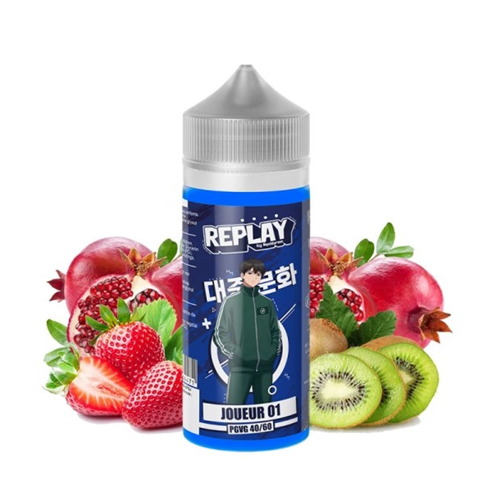 Liquidarom Replay - Joueur 01 Shortfill 100ml