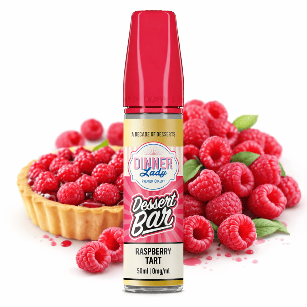 Dinner Lady Bar Dessert  Raspberry Tart Shortfill 50ml  Eliq.store