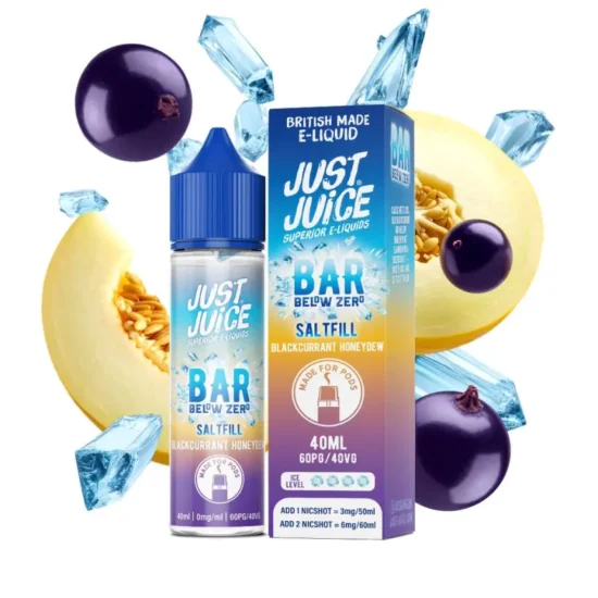 Just Juice Bar Below Zero Shortfill - Blackcurrant Honeydew 40ml