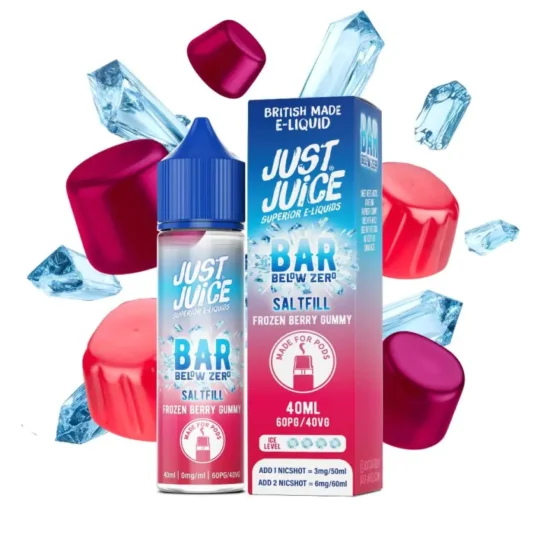 Just Juice Bar Below Zero Shortfill - Frozen Berry Gummy 40ml