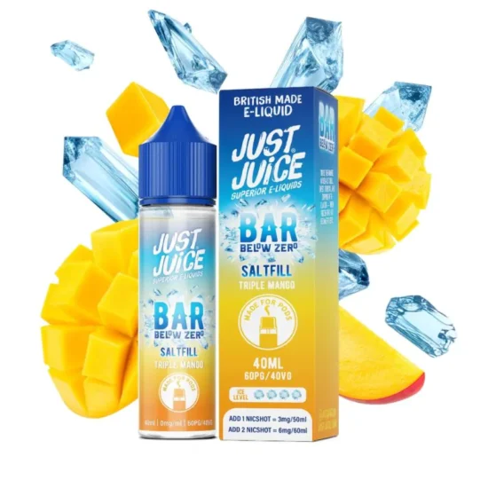 Just Juice Bar Below Zero Shortfill - Triple Mango 40ml