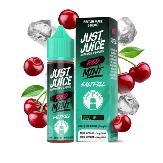 Just Juice Shortfill - Red Mint 40ml