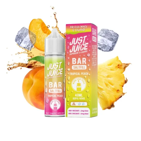 Just Juice Bar Shortfill - Tropical Peach 40ml